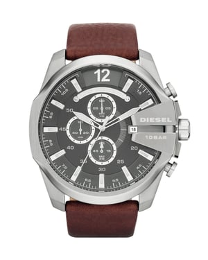 Diesel Mega Chief Heren Horloge Bruin DZ4290