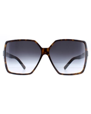 Saint Laurent Square Dames Havana Blauw Gradiënt SL 232-BETTY