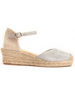 Montevita Wedge Sandal Yuttesum In Silver