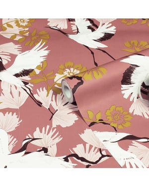 Demoiselle Botanical Printed Wallpaper