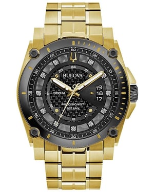 Bulova Precisionist Heren Gouden Horloge 98D156