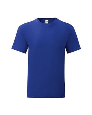 Fruit of the Loom Heren Iconisch 150 T-Shirt (Kobaltblauw)