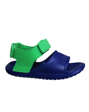Puma Divecat v2 Injex Dubbelrem Blå Grön Barnsandaler 369546 02
