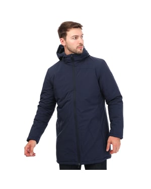 Men's Castore Long Length Bench Jacket in Navy