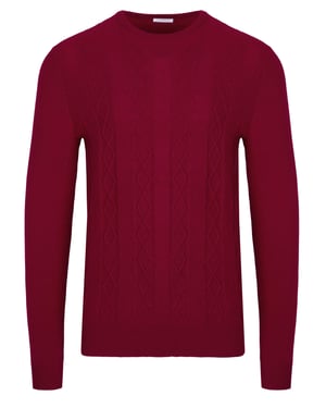 Malo Optimum kasjmier trui rood