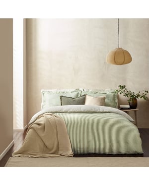 Hebden Mélange Stripe Duvet Cover Set
