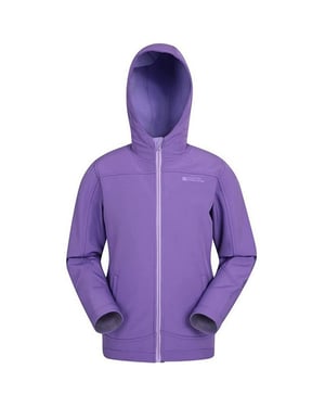Mountain Warehouse Kinder/Kids Exodus Waterafstotend Soft Shell Jasje (Paars)