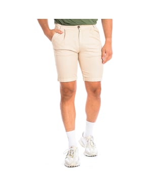 Men's Bermuda shorts with straight cut hem TMB004-TL121