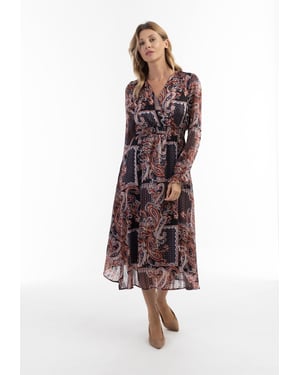 usha paisley print maxi dress nowles