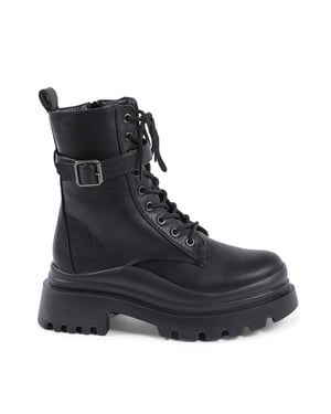19V69 Italia Womens Ankle Boot Black