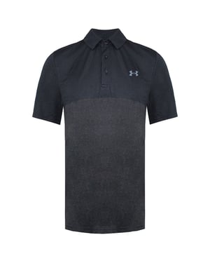 Under Armour Vanish Geblokt Heren Zwart Poloshirt