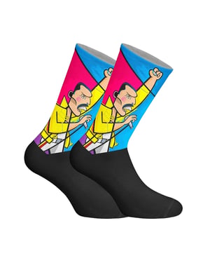 Unisex Elastic Printed Long Socks