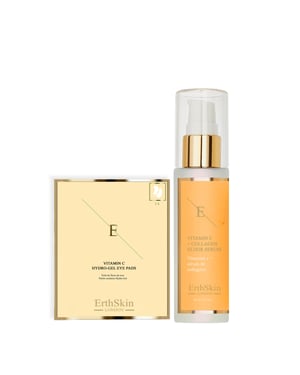 Vitamin C + Collagen Elixir Serum 60ml + Vitamin C Hydro Yellow Eye Pads x 5