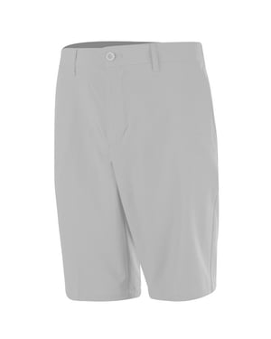 Island Green Heren Stretch Gripped Golf Shorts (Lichtgrijs)