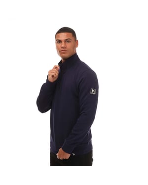 Men's One True Saxon Dixon 1/4 Zip Fleece in Navy