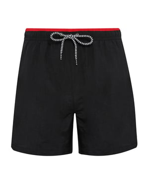 Asquith & Fox Heren zwemshorts (Zwart/Rood)
