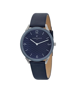 Pierre Cardin Pigalle Stripes herenhorloge Blauw CPI.2017
