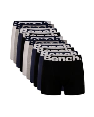 10 Pack 'Yalden' Cotton Rich Boxers