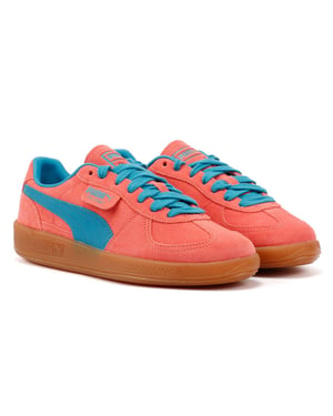 Puma Palermo Leather Rosa/Blå Träningsskor