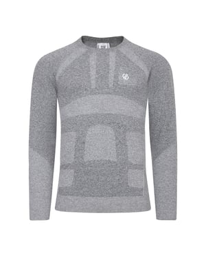 Dare 2B Heren In The Zone III Base Layer Top met lange mouwen (Houtskool Grijze Mergel)