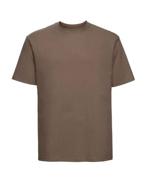 Russell Mens Ringspun Cotton Classic T-Shirt (Mocha)