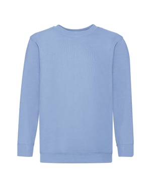 Fruit of the Loom Barn/Kids Classic Set-in Sweatshirt (Himmelblått)