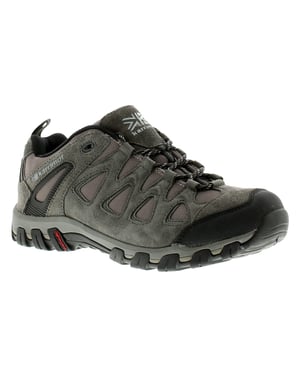 Karrimor Supa 5 Mens Suede Walking Shoes Grey/Brown/Black