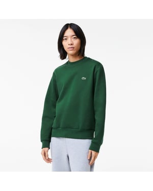 Lacoste Mens Crew Neck Fleece Sweatshirt