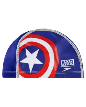 Speedo Marvel Blue Junior Printed Swim Slogan Pace Cap 8 11307C842