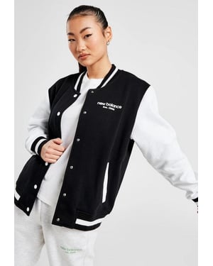 New Balance Varsity-bomberjack voor dames in zwart