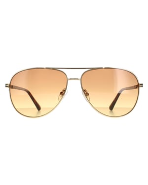 Guess zonnebril gu00043 32f goud bruin gradiënt