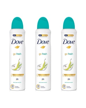 Dove Women Antiperspirant Deodorantspray, Päron & Aloe Vera, 3-pack 250 ml