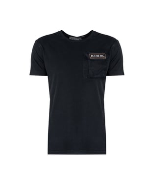 Iceberg T-Shirt C-Neck Herr Svart