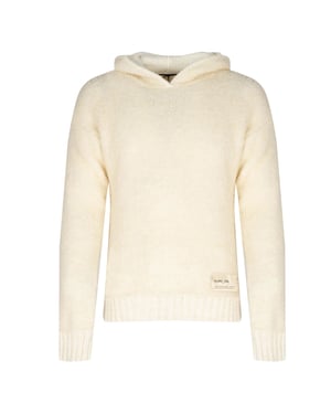 Takeshy Kurosawa Pullover Boucle herr Off-White