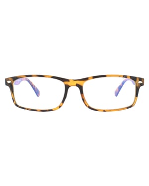 Montana Leesbril BLF83A Matte Schildpad Bruin Blauw Lichtblok +3,50