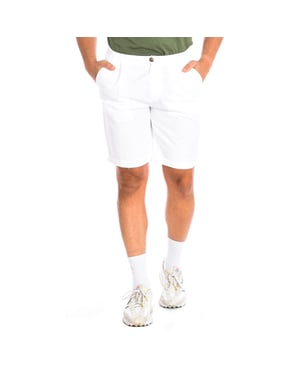 Men's Bermuda shorts with straight cut hem TMB004-TL121