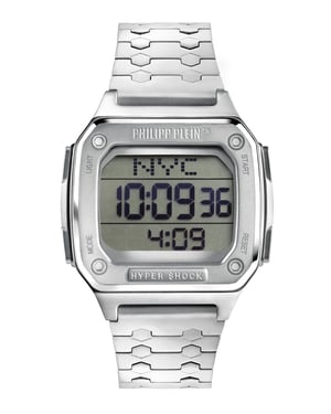 Philipp Plein Hyper $hock Unisex Silver Watch PWHAA0521