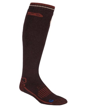 Mens Extra Long Knee High Wool Blend Thermal Boot Socks for Wellies