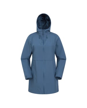 Mountain Warehouse Dames/Dames Hilltop II Waterdichte Jas (Donkerblauw)