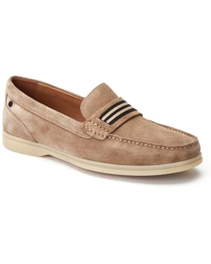 Base London Drum Leren Heren Sand Loafers