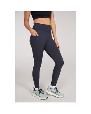 Mountain Warehouse Dames/Dames Blackout Legging met Hoge Taille (Donkergrijs)