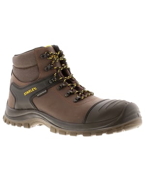 Stanley Mens Safety Boots Rchmond Leather Lace Up brown