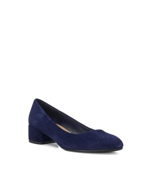 Dune Ladies Bracket - Comfort Block-Heeled Courts