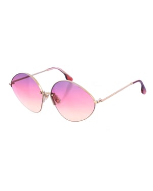 VB220S women's oval-shaped metal sunglasses