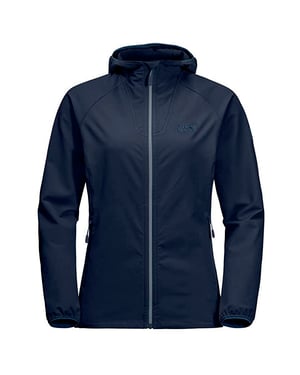 Jack Wolfskin New Softshell Vrouwen Navy Jas
