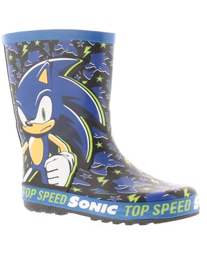 Sonic Younger Childrens Wellies Blake black