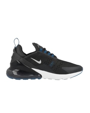 Nike Air Max 270 Trainers, Anthracite/Metallic Silver