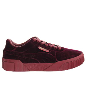 Puma Cali Velvet Vrouwentrainers Bourgondië