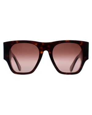 Chloe Square Womens Dark Havana Brown Gradient CH0233S