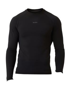 Björn Borg - Mens Seamless Running Long Sleeve T-Shirt- Black